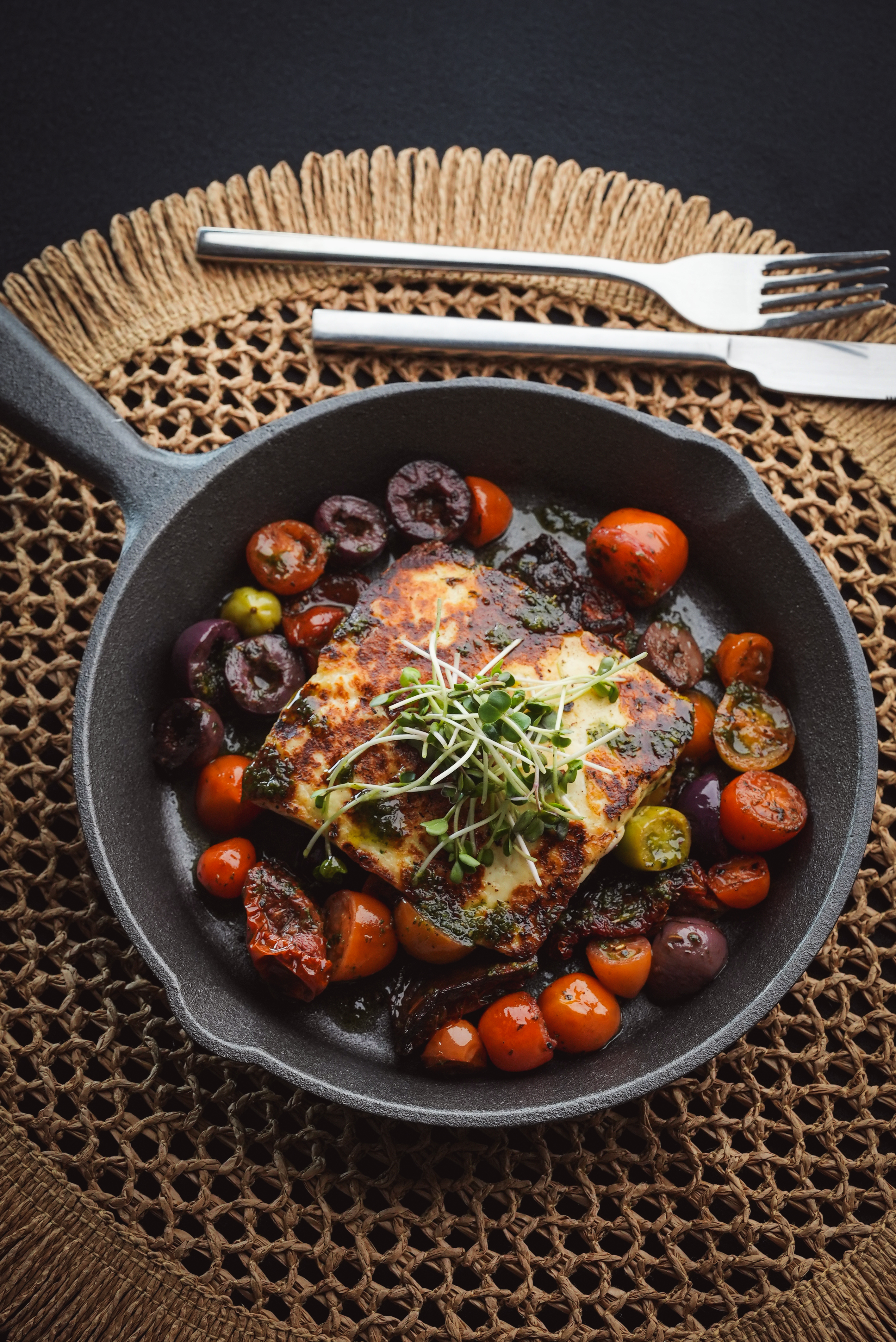 GRILLED HALLOUMI CHEESE